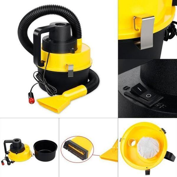 Aspirator auto 12V 100W, pentru aspirare uscata si umeda Imagine secundară a produsului