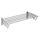 Uscator rufe din aluminiu, retractabil, cu prindere in perete 70cm - PromotiiZilnice