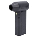 Suflanta aer portabila, indicator baterie, turbo fan, 130000 RPM, 4 trepte de putere, baterie 5000 mAh, negru cu 2 acumulatori - PromotiiZilnice