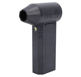 Suflanta aer portabila, indicator baterie, turbo fan, 130000 RPM, 4 trepte de putere, baterie 5000 mAh, negru cu 2 acumulatori - PromotiiZilnice