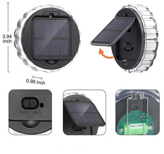 Set 4 Lampi Solare LED Model Floare, Senzor de Lumina PromotiiZilnice